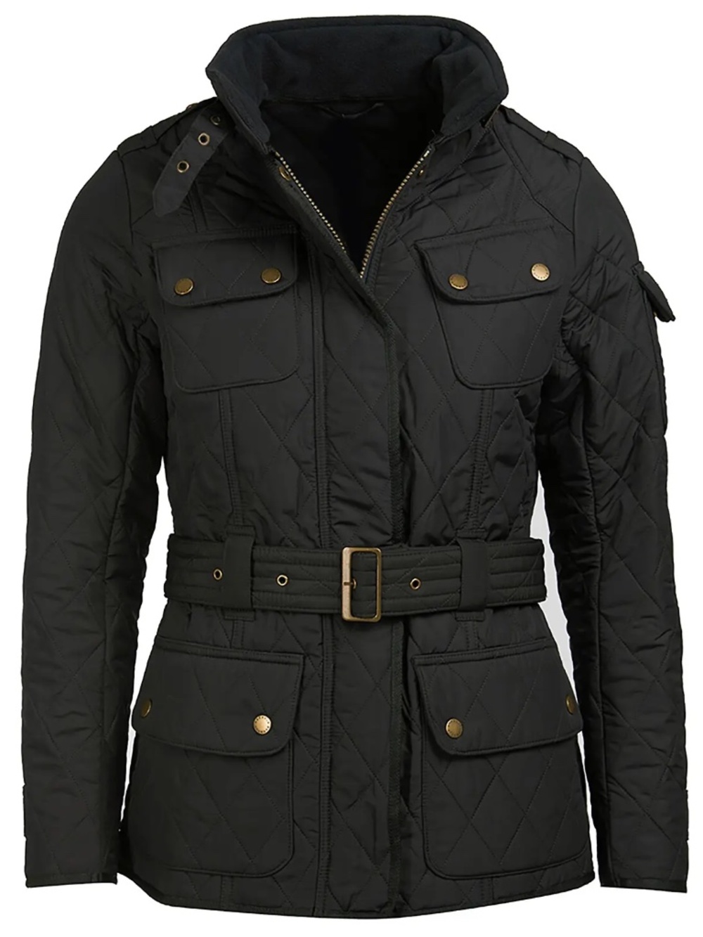 Barbour International Women's Tourer Polarquilt Jacket - Black  Size US 14 or XL